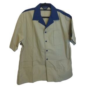 Vintage Jantzen Button Down Shirt Charlie Harper Two And Half Men Size XL